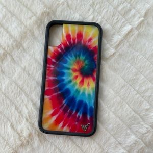 Wildflower phone case, tie-dye iPhone X/XS